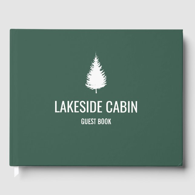 Ferienhaus Green Tree Cabin Airbnb Gästebuch (Vorderseite)