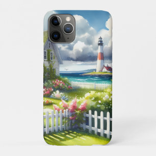 Ferienhaus mit Blick auf den Leuchtturm Case-Mate iPhone Hülle