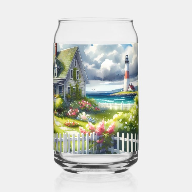 Ferienhaus mit Blick auf den Leuchtturm Dosenglas (Rückseite)
