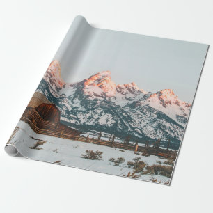 Ferienhütte Morning Sunrise im Grand Teton Nationa Geschenkpapier