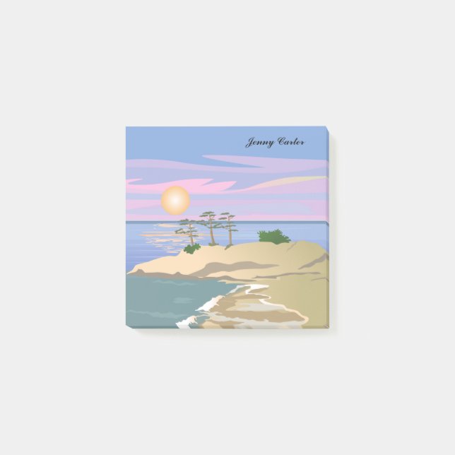 Ferieninsel 1 Personalisiert Post-it Klebezettel (Vorderseite)