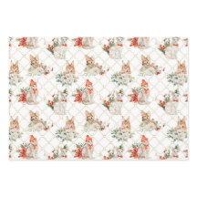 Ferienkatzen Geometrische Blumen Ornamente