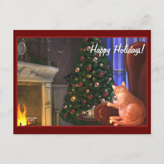 Ferienkatzen Postkarte