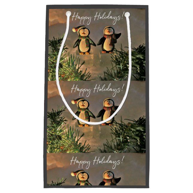 Ferienpinguine Kleine Geschenktüte (Vorderseite)