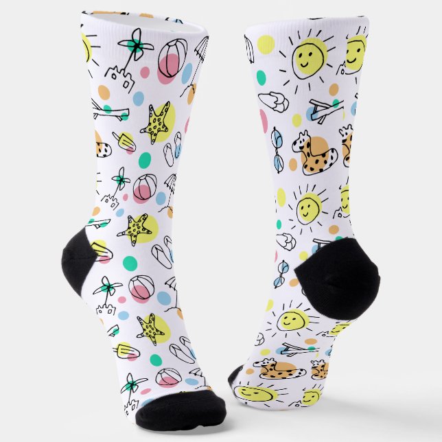 FERIENSTRANDSTRANDSOCKS SOCKEN (Gewinkelt)
