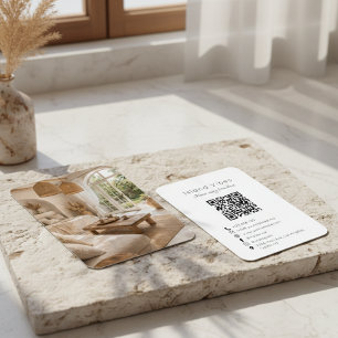 Ferienvermietung Gästehaus Foto QR-Code Visitenkarte