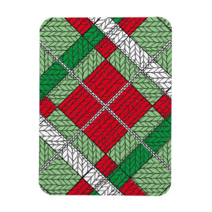 FERIENWOHNUNG RAUTE STRICK 3x4 Flexible Magnet