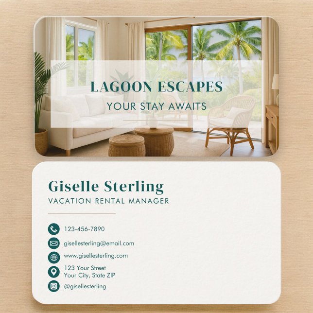 Ferienwohnungs-QR-Code Visitenkarte (Von Creator hochgeladen)