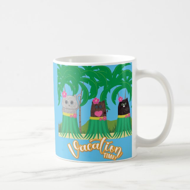 Ferienzeit Einladung Kaffee Tasse (Rechts)