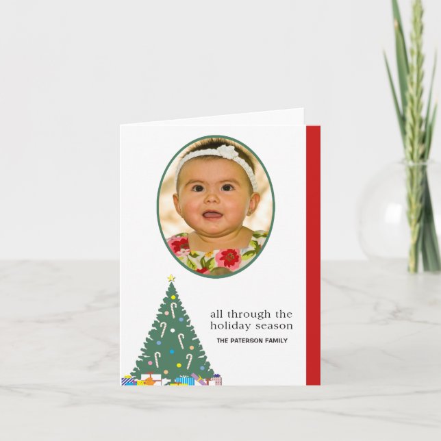 Ferienzeit Feiertagskarte (Vorderseite)