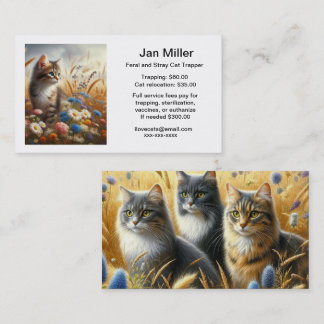 Ferische Cat Colony TNR Business Card Visitenkarte
