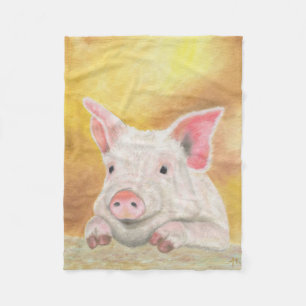Ferkel-Fleece Fleecedecke
