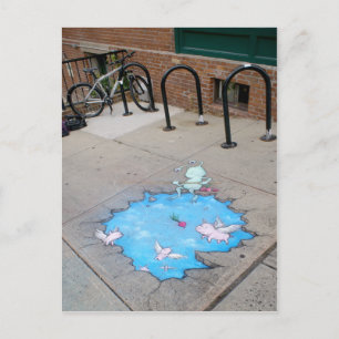 Ferkel mit Zuckerrüben Postkarte