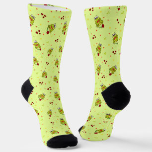 Ferkel und Rose Socken