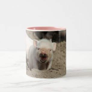 Ferkel Zweifarbige Tasse