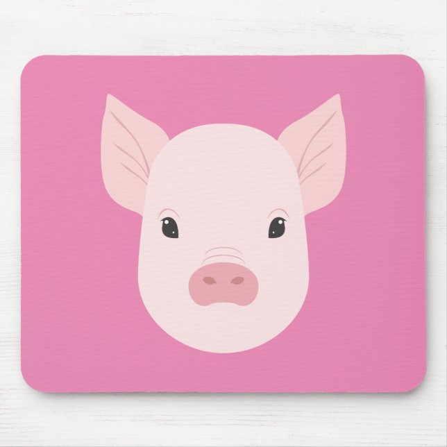 Ferkelgesicht Mousepad (Vorne)