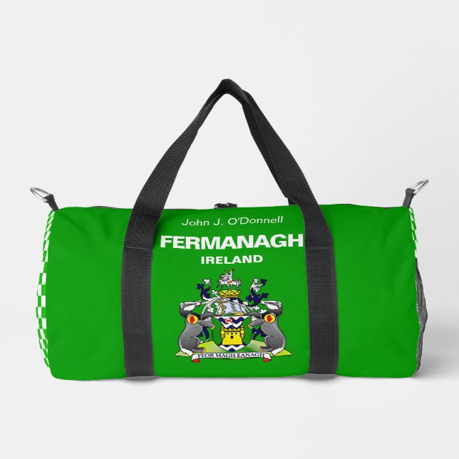 Fermanagh Irland - Irisch Personalisiert Duffle Bag (Vorderseite)