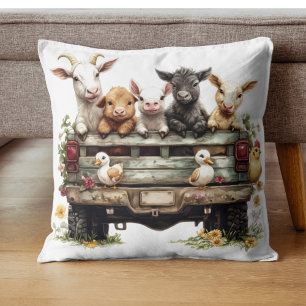 Ferme Animale Mignonne Sur Coussin