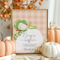 Ferme citrouille cultivée localement Poster de la 