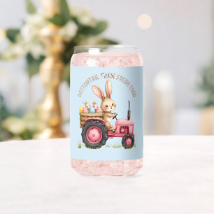 Ferme de lapin de Pâques fantaisiste tracteur vint