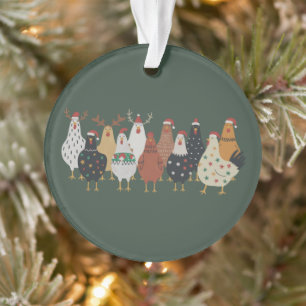 Ferme de poulets de Noël Lumières Cadeau pour les