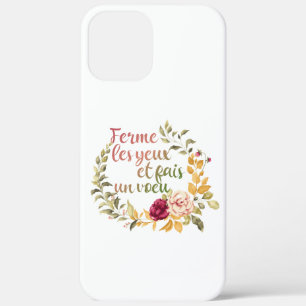 Ferme Les Yeux et Fais un Voeu - Französische Moti Case-Mate iPhone Hülle