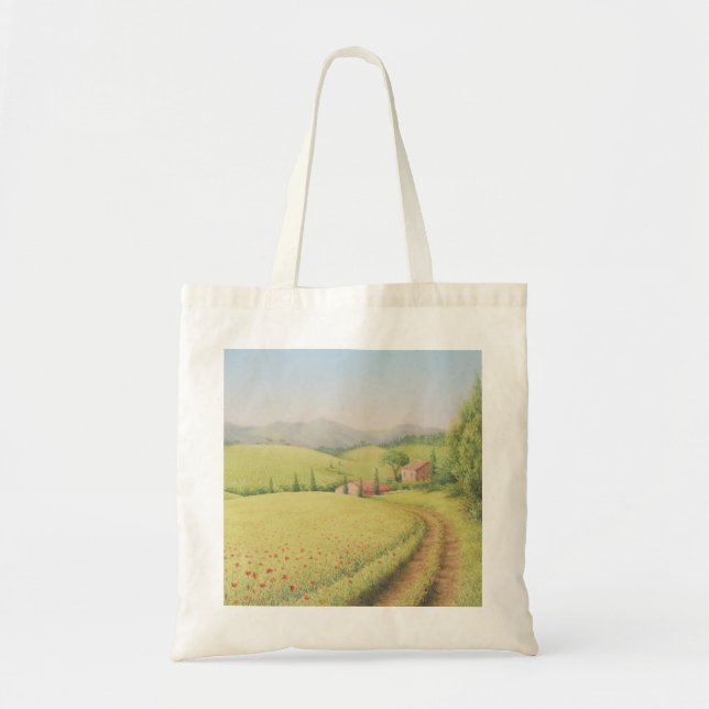 Ferme toscane, Italie dans le sac fourre-tout en (Devant)