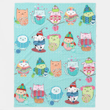 Fermer Couverture en polaire Knit, grande