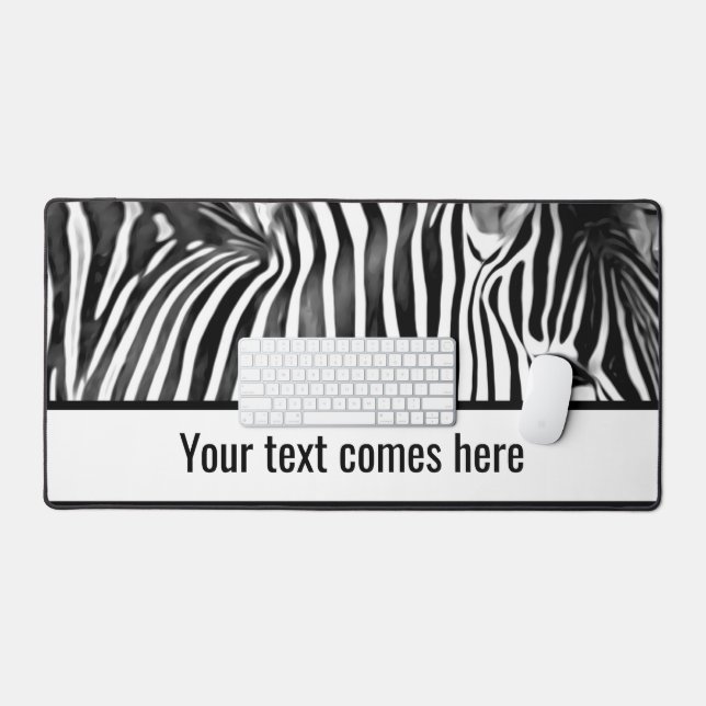 Fermer Zebra en noir et blanc (Clavier et souris)