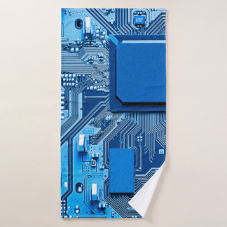 Fermeture de la carte de circuits électroniques. c