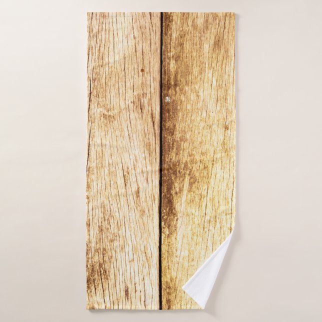 Fermeture de l'ancienne texture de bois fond abstr (Serviette de bain)