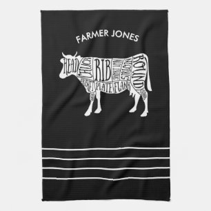 Fermier Viande de boeuf Coupes de serviettes de cu
