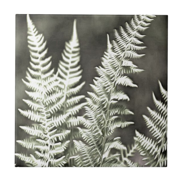 Fern Artistic Abstrakt Fliese (Vorderseite)