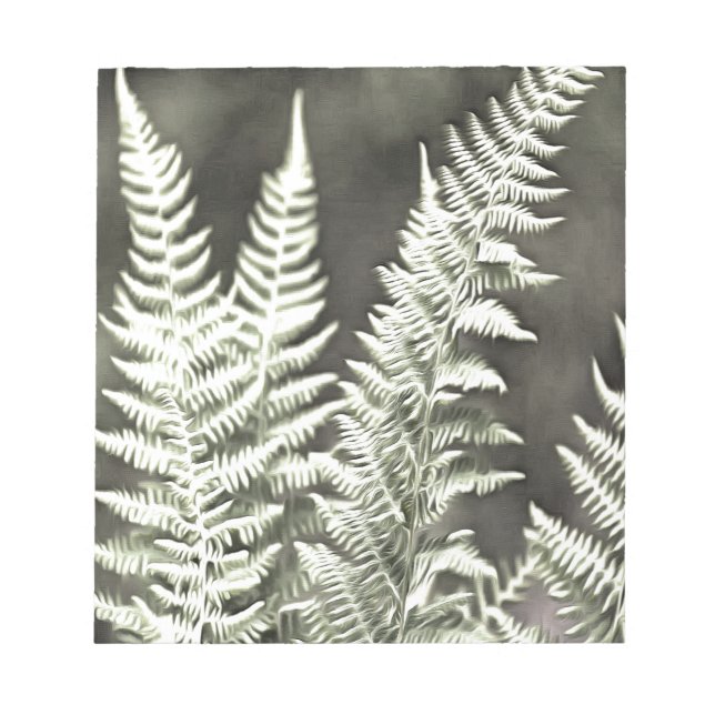 Fern Artistic Abstrakt Notizblock (Vorderseite)