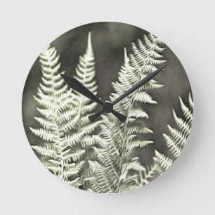 Fern Artistic Abstrakt Runde Wanduhr