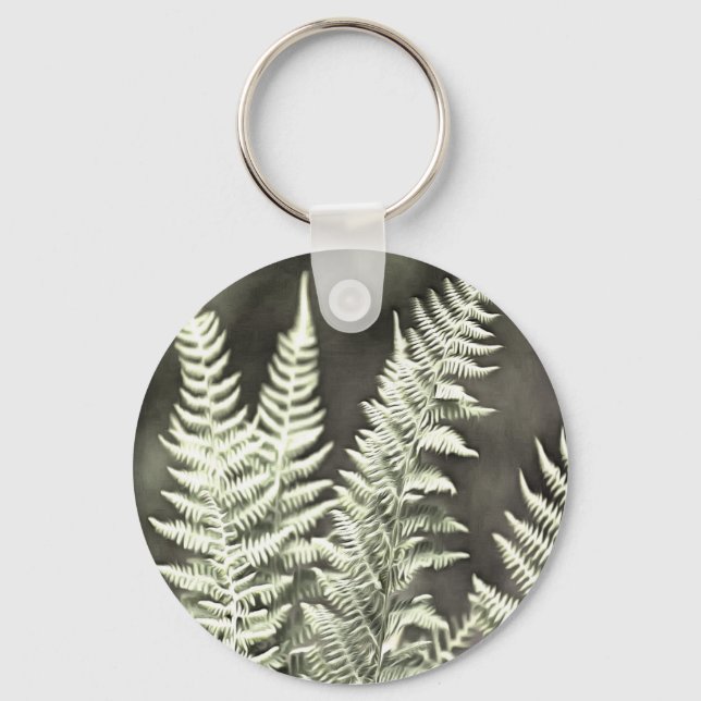 Fern Artistic Abstrakt Schlüsselanhänger (Vorderseite)