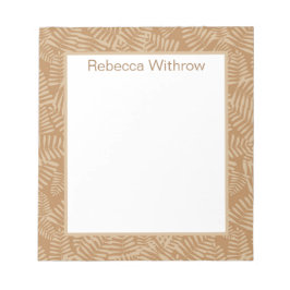 Fern-Blätter Camel Notepad Notizblock