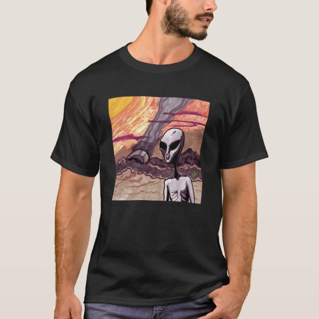 Fern der Heimat - UFO  T-Shirt (Vorderseite)