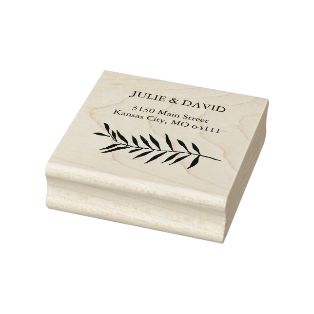 Fern-Design-Briefmarke Gummistempel (Stempel)