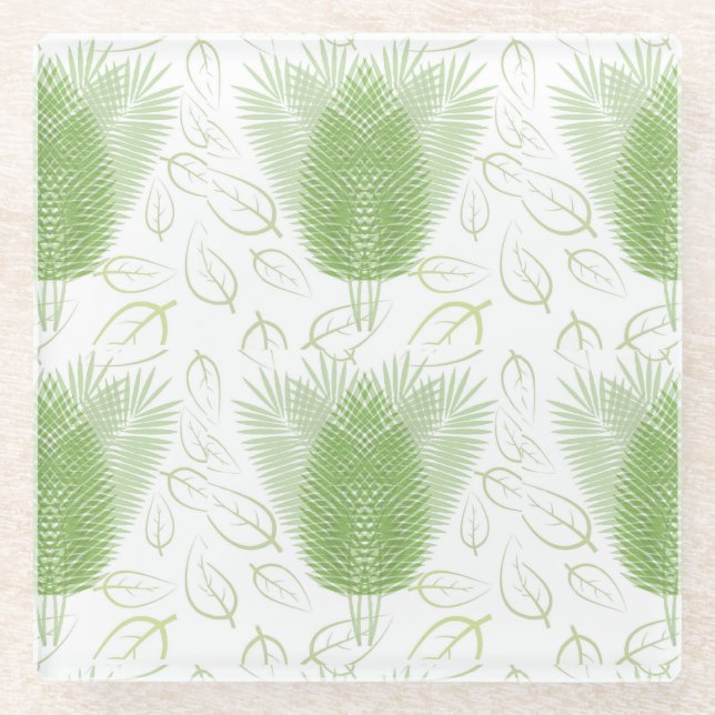Fern Forest Mix n Match Glasuntersetzer (Vorderseite)