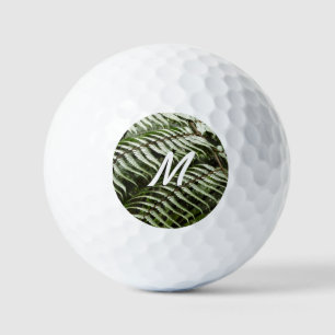 Fern Fronds II Dunkle grüne Natur Golfball