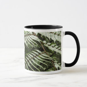 Fern Fronds II Dunkle grüne Natur Tasse