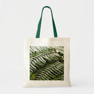 Fern Fronds II Dunkle grüne Natur Tragetasche