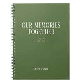 Fern Green Unsere Erinnerungen zusammen Notebook Notizblock