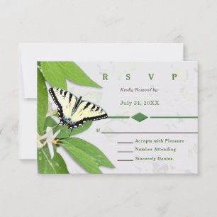 Fern Greens Tiger petit papillon léger RSVP