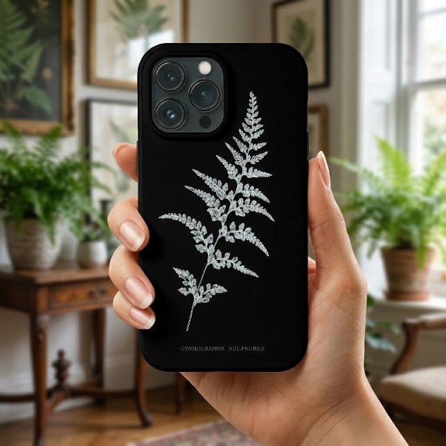 Fern - Gymnogramma Sulphurea - Röntgenwirkung - 03 Case-Mate iPhone Hülle (Jamaican Goldback Fern, Gymnogramma Sulphurea. iPhone Case)