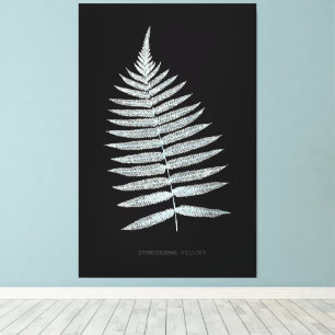 Fern - Gymnogramma Villosa - Röntgeneffekt - 06 Leinwanddruck