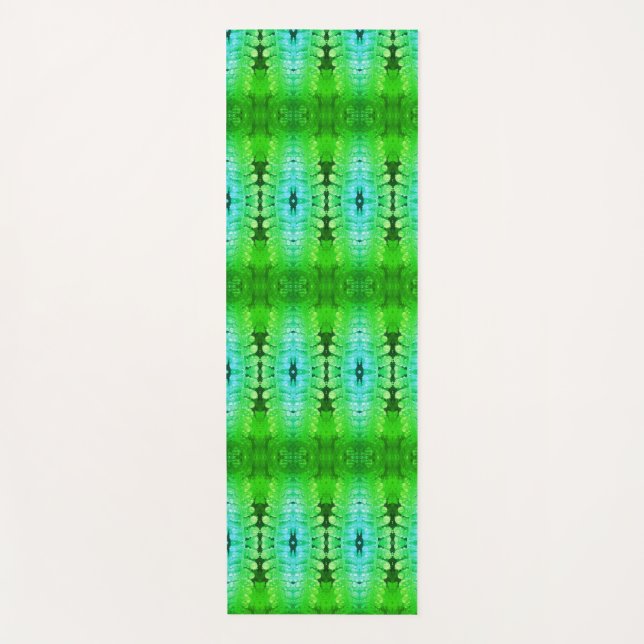 Fern Ikat 14 x GL Yogamatte (Vorderseite)