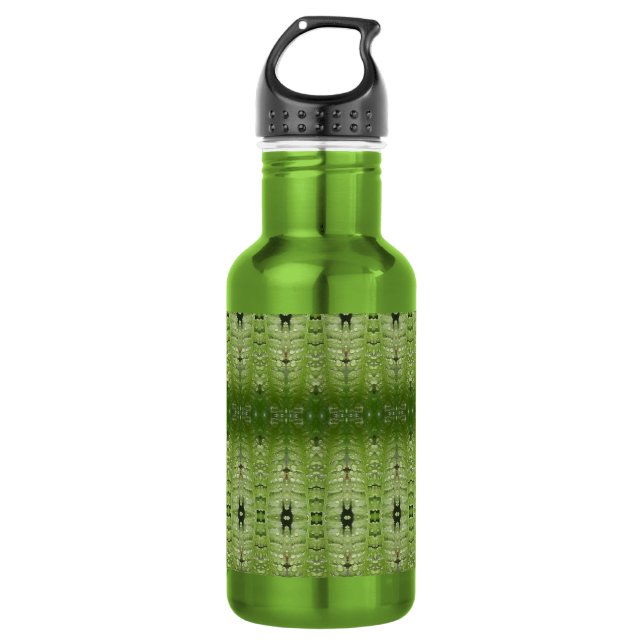 Fern Ikat 2 Edelstahlflasche (Vorderseite)