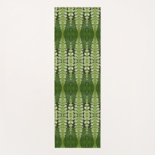 Fern Ikat 3 Yogamatte (Vorderseite)